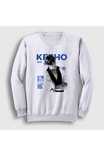 Presmono Unisex White Keeho Duh K-Pop P1Harmony Sweatshirt 620079Tt