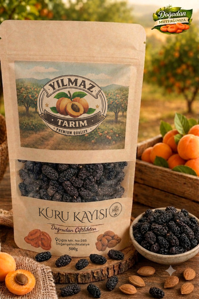 YILMAZ TARIM ORGANİK Karadut Dut Kurusu - Doğal Katkısız 100 Gr