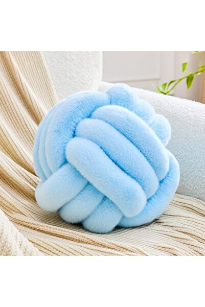 Uvvyui Knot Pillow Ball, Soft Home Decorative Round Throw Pillow, Handmade Kn...