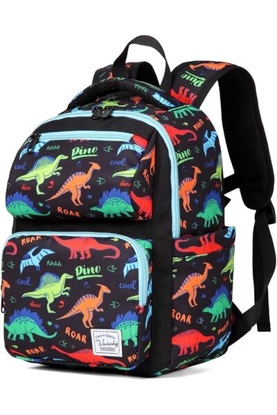 VASCHY School Bag for Girls Boys, Water Resistant Lightweight Cute Kids Backp...