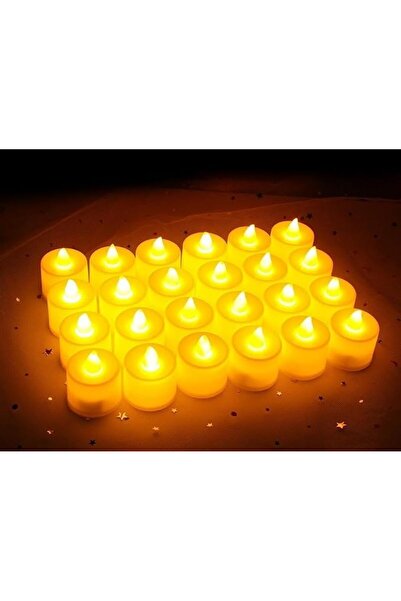 SKY TOUCH SKY-TOUCH - 24 LED Tea Lights Candles Realistic Bright Flameless Ba...