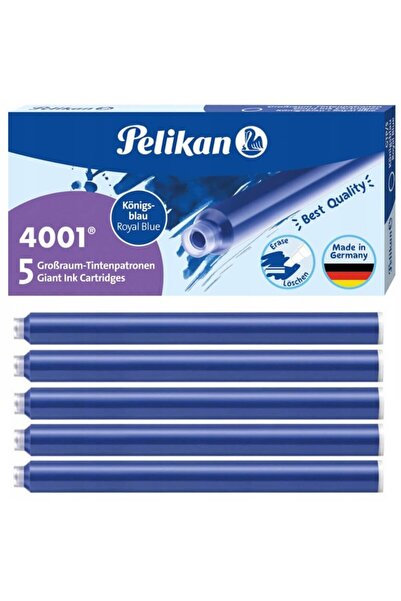 MC Micostore Rezerva stilou LUNGA cerneală Pelikan Albastru royal set 5 bucati