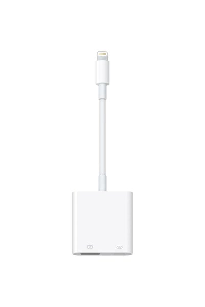 Apple Lightning to USB 3 Camera Adapter for Photo Transfer and Charging