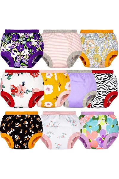BIG ELEPHANT Potty Training Underwear 10 Packs Absorbent Toddler Training Pan...