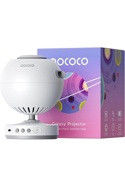 pococo Galaxy Star Projector,Rechargeable Planetarium Lamp with 5K HD Discs |...