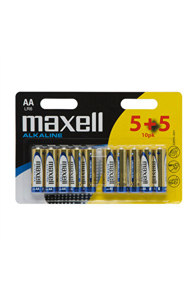 Alista Home Baterii alcaline AA LR6 1.5V, blister cu 10 bucăți, 5+5 bonus