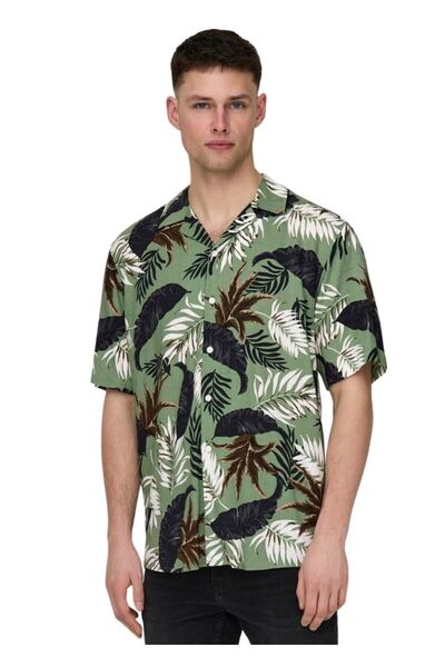 Only & Sons Wayne Life Πουκάμισο 22028616 – Hedge Green - xl