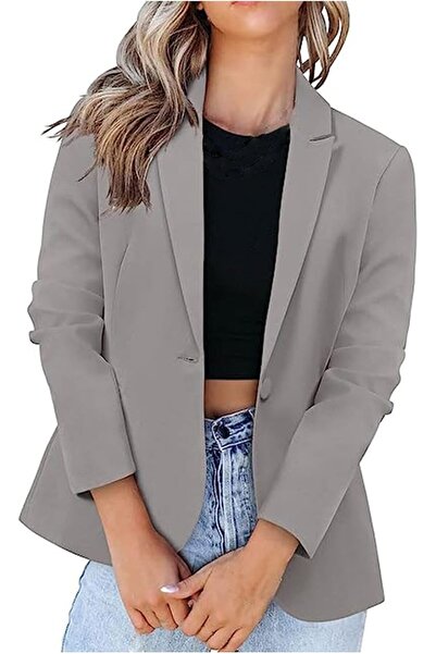 GENERAL Womens Blazers for Work Casual Open Front Blazer Long Sleeve Work Off...