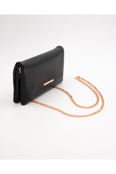 lalettobags Γυναικεία τσάντα clutch με λουράκι αλυσίδας