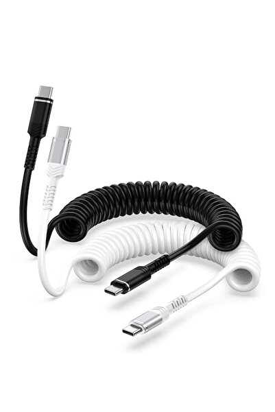 AILKIN كابل USB إلى USB-C ملفوف للسيارة، شاحن هاتف سريع للسيارة من النوع C | ...