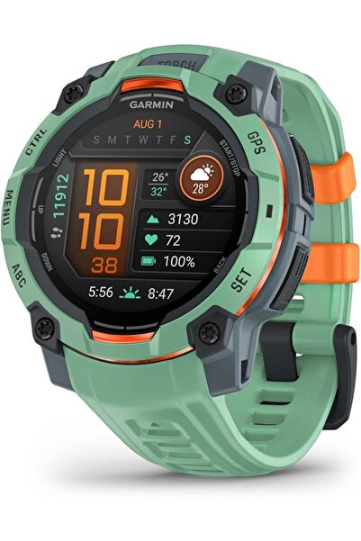 Garmin ساعة ذكية Instinct E مقاس 40 مم متينة للاستخدام الخارجي مع نظام تحديد ...