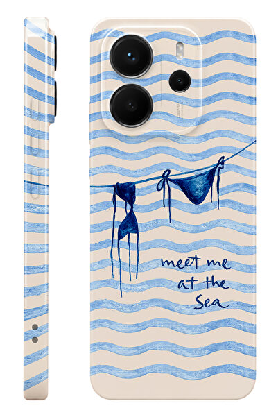 WANNA PROTECT Xiaomi Redmi Note 14 Bikini Protect Slim Parlak Tam Baskı Kamer...