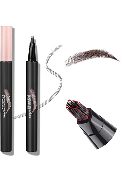 Yelajoy قلم حواجب سائل - مقاوم للماء وسريع الجفاف مع طرف مائل لرسم خطوط تشبه ...