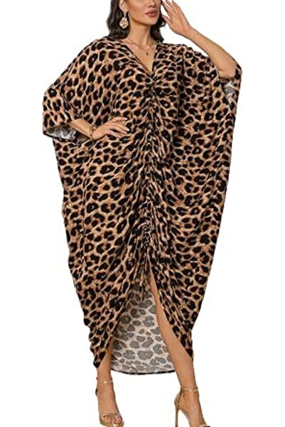 YouKD Women's Long Kaftan Maxi Bohemian Dress Beach Coverup Robe Roomy Kimono...