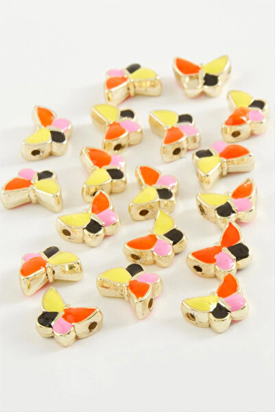 SORA GROUP Butterfly Enamel Bracelet and Pendant Apparatus 1 Piece