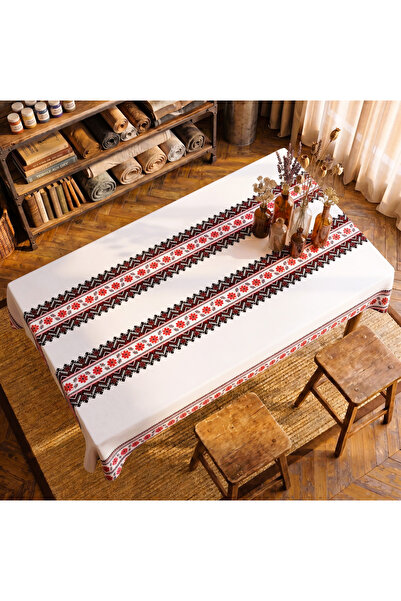 nunuteks evinizi renklendirin Tablecloth |   Digital Printed Stain-Resistant ...