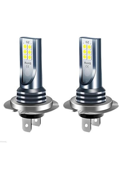 Aputue مصابيح ضباب LED H7، قطعتان، 6000 كلفن، أبيض بارد، فائقة السطوع، مقاومة...