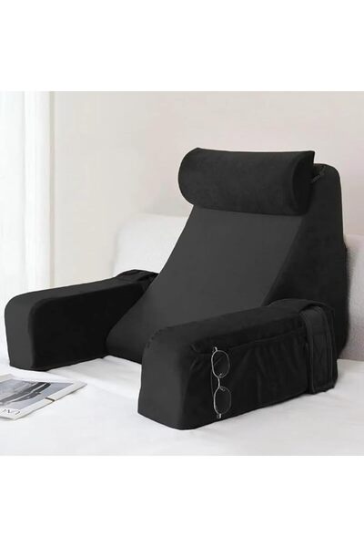 Gyhhxlh Ergonomic Reading Pillow for Adults – Adjustable Back Support Pillow ...