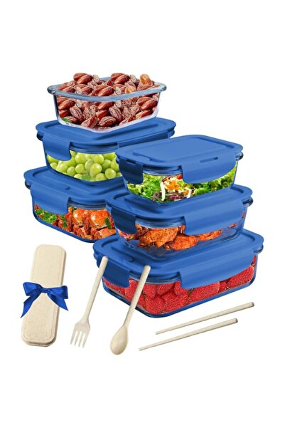 Generic Pcs Airtight Meal Prep thicken Glass Containers Set with Locking Lids...