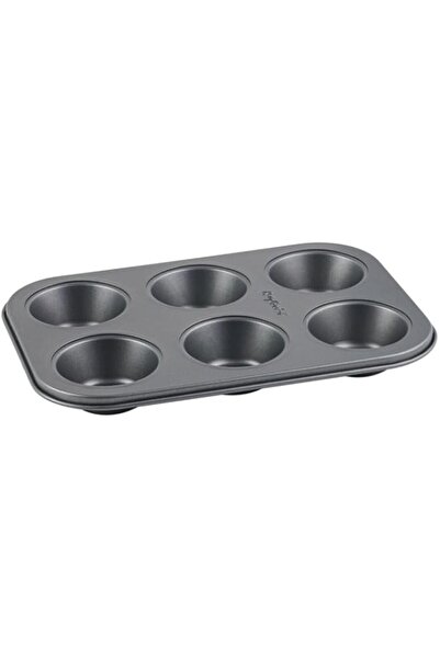 Generic Betty Crocker Muffin Pan 6 Cups 26.5X18.5X3Cm Thickness 0.4Mm