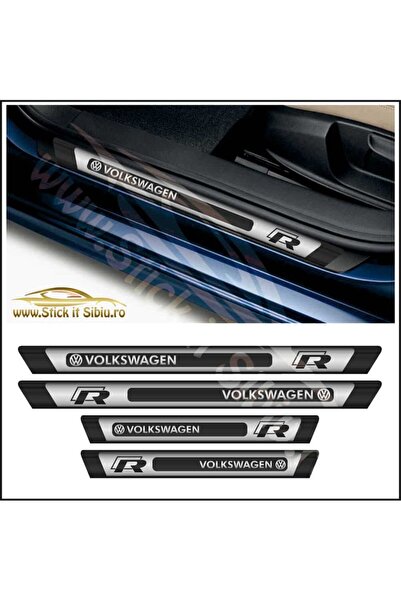 StickITsibiu Volkswagen R Line Door Sill Protector Set - Car Stickers | Water...