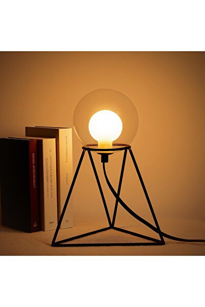 Lamp Lamptobe Βίντατζ Φωτιστικό Κομοδίνου με Ρυθμιζόμενο Ζεστό Λευκό Φως – Γυ...