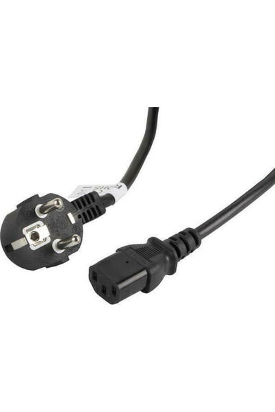 Lanberg Καλώδιο IEC C13 - Schuko 5μ Μαύρο (CA-C13C-11CC-0050-BK)