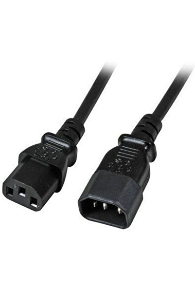 EFB Καλώδιο IEC C14 / IEC C13 - IEC C14 / IEC C13 1μ Μαύρο EK503.1