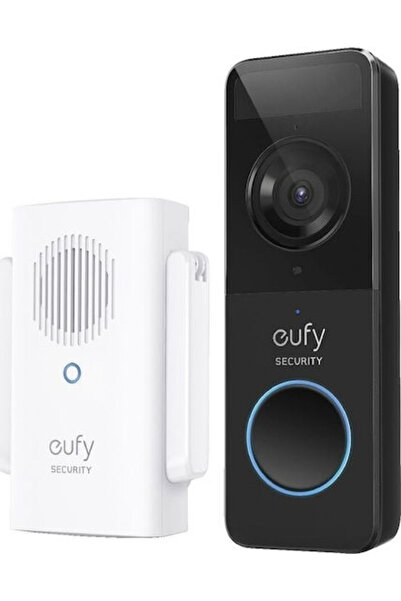 eufy Ασύρματο κουδούνι πόρτας Wi-Fi συμβατό με Alexa και Google Home, Μαύρο