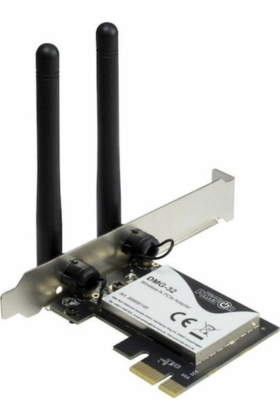 Inter-Tech DMG-32 Ασύρματη Κάρτα Wi-Fi 5 (650Mbps) Κάρτα PCI-e Κωδικός: 88888148