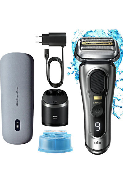 Braun Ηλεκτρική Ξυριστική Μηχανή Προσώπου Σειρά 9 με Πλέγμα, Επαναφορτιζόμενη...