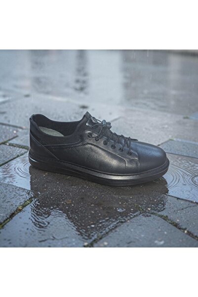 Ercan Konay 070 Genuine Leather Large Size Orthopedic Daily Shoes
