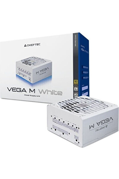 Chieftec VEGA Μ 850W Λευκό Τροφοδοτικό Υπολογιστή Πλήρως Αρθρωτό 80 Plus Gold