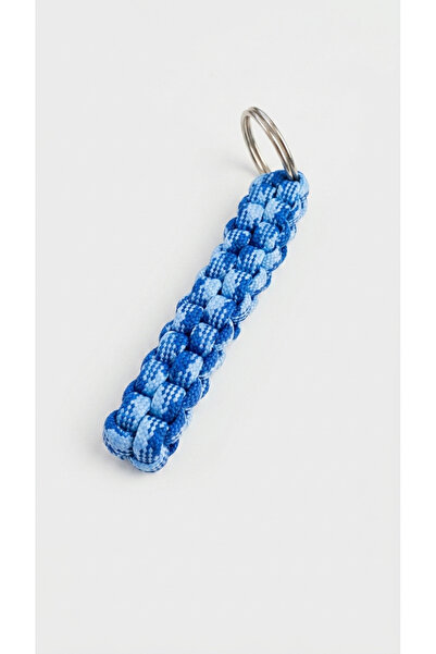 PARACORD Alpin 550 Anahtarlık/Mavi&Mavi - El Yapımı Dayanıklı Anahtarlık