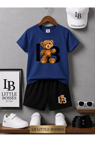 LB little bosses Summer Shorts T-Shirt Unisex (lb Bear)