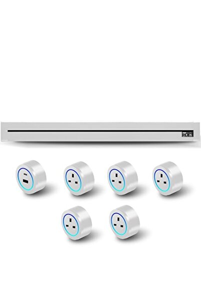 GENERAL Track Outlet, Removable Electrical Outlet Track System, Wall Mount Po...