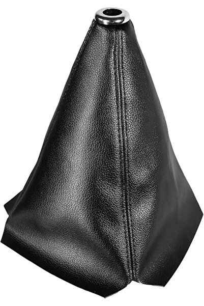KASTWAVE Universal Car Shift Knob Dust Cover, Black PU Leather Manual & Auto ...