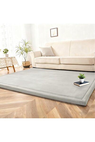 GENERAL Large Coral Velvet Play Mat Foam Padded Playmats 2CM Washable Non-Sli...
