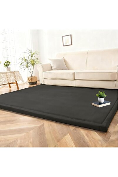 GENERAL Large Coral Velvet Play Mat Foam Padded Playmats 2CM Washable Non-Sli...