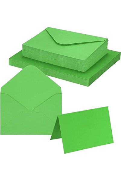 PATIKIL 4 x 6 Blank Greeting Cards and Envelopes, 50Sets Half Fold Note Cards...