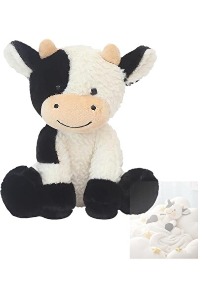 TERRIFI Plush Cow Stuffed Animal Toy, Super Soft Comfort Doll with Realistic ...