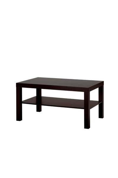 Lack Coffee table, black-brown, 90x55 cm