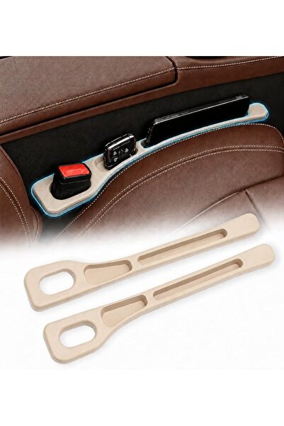 GENERAL Car Seat Gap Filler with Storage Slot, 2 Pack Crevice Organizer, Poly...
