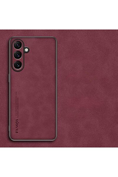 GENERAL for Samsung Galaxy A57 Case, Retro Style Suede Fabric Back Cover, Ful...