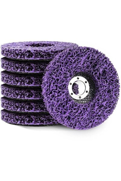 STARSTAR Polishing pads 7pc 100mm purple paint/rust removal.