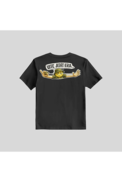 Generic Brand Tricou Amuzant Barbati - Uite Atat Era, Cadou Pescar, Bumbac 100%