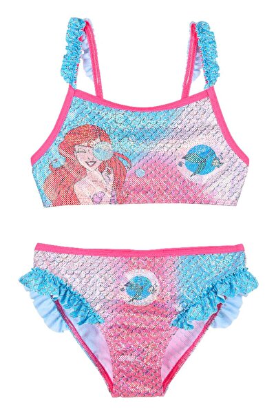 Sun City Fashion Group Σετ μαγιό μπικίνι κορίτσι "Disney Ariel " φούξια