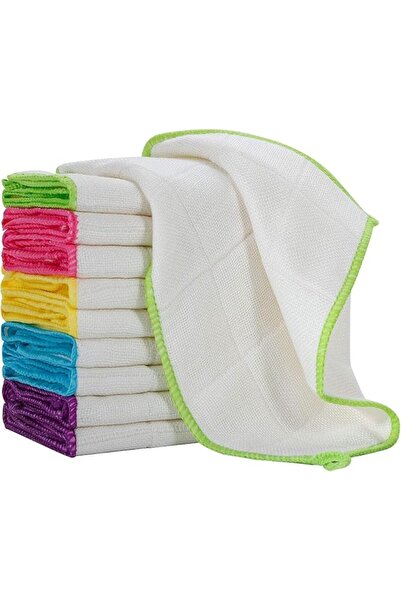 Aputue Dish Cloths, Pack of 12 Microfiber Kitchen Towels, Super Absorbent Reu...