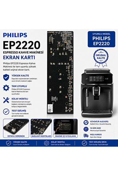 Philips EP2220 Tam Otomatik Espresso Makinesi Ekran Kartı