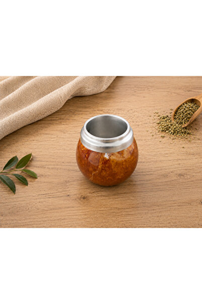 Ybera Mate Çayı Mate Çayı İçin Çift Cidarlı Paslanmaz Çelik Kupa